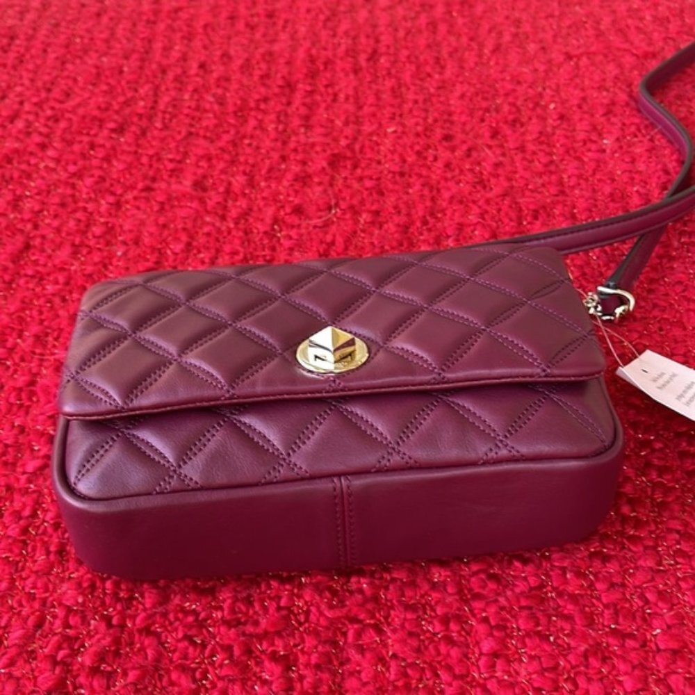 Kate Spade Natalia Crossbody Blackberry Preserve - Picture 2 of 16